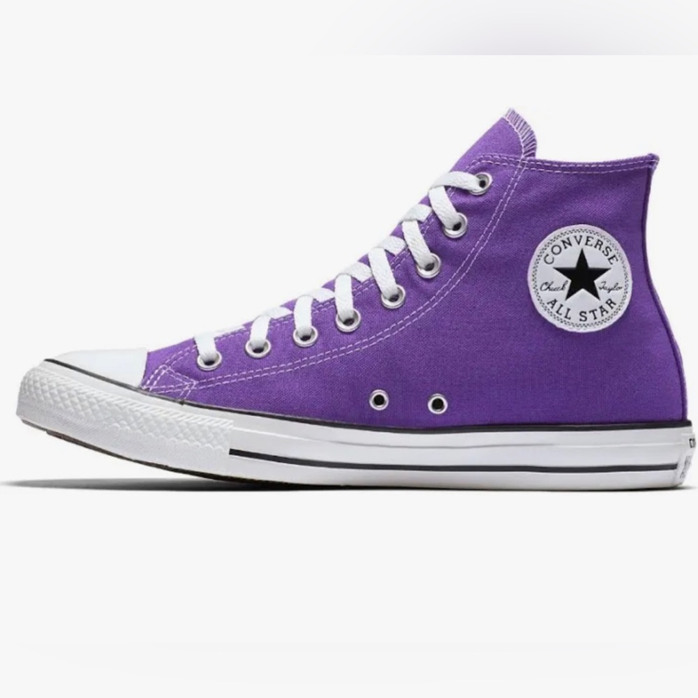 purple chuck taylors